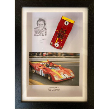 Cadre 3D avec la Ferrari de Jack Ickx lors des 1000 km de Spa en 1972