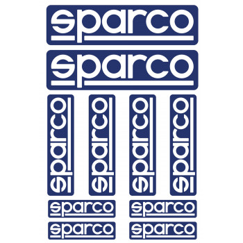 KIT OF 10 SPARCO STICKERS