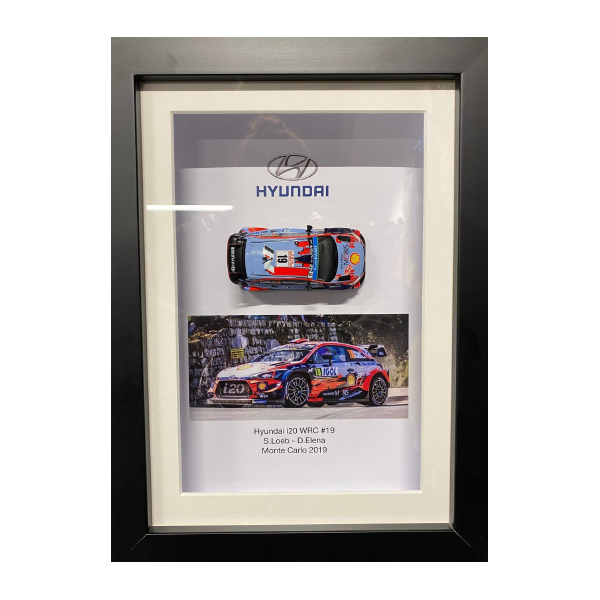 Cadre 3B de la Hyundai i20 de Sebastien Loeb à Monte Carlo en 2019