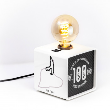 Lampe de chevet KIU collection 100 ans Francorchamps