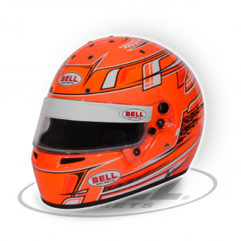 Casque de Karting BELL KC7-CMR Champion orange