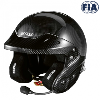 Casque jet Sparco RJ-i Carbone