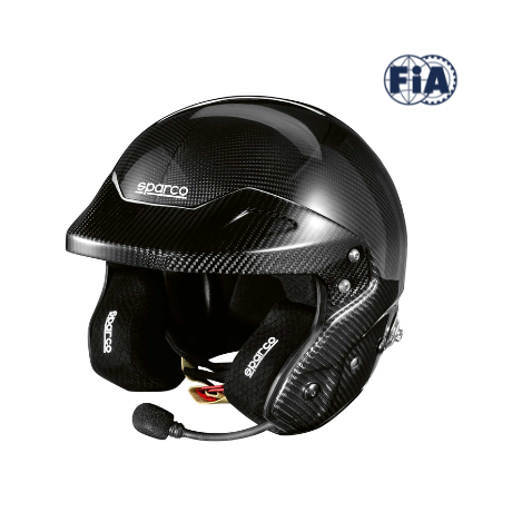 Casque jet Sparco RJ-i Carbone