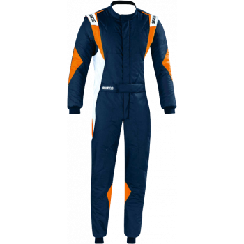 Combinaison FIA Sparco Superleggera bleu et orange