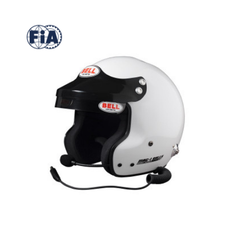 Casque BELL MAG-1 Rally FIA avec Hans