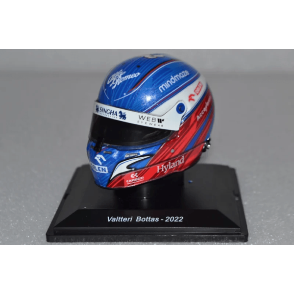 Mini Casque Valtteri Bottas Alfa Romero Orlen 2022 1/5