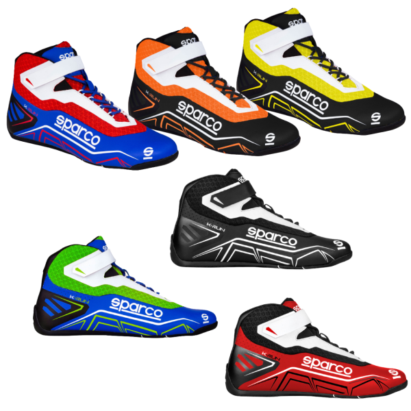 Sparco Chaussures K-Run Bleu Rouge - Racing Fashion