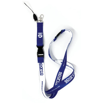 Lanyard Sparco Officiel Bleu